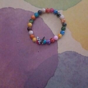 Vibrant Colorful Beaded Jewelry Bracelet